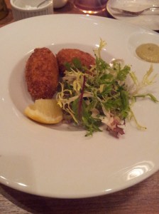 Restaurant Miro Shrimp croquettes