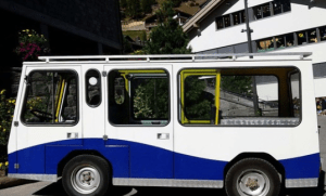 Saas fee parking pick up