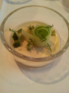 VLV 1 Cucumber panna cotta