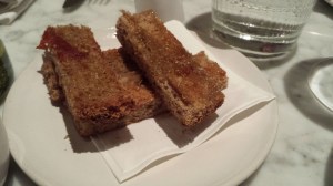 Pan con tomate that came with Tomato Black chocolate