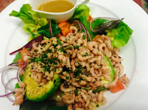 grey shrimp avocado salad