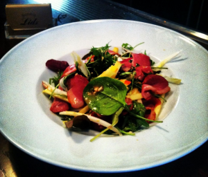 smoked duke breast salad 