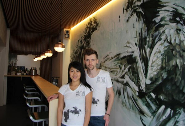 Huibrecht and Hao Truong by Nieuwsblad