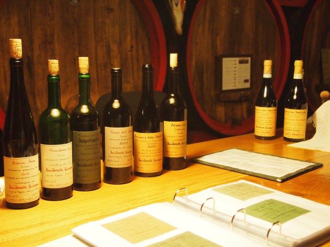 Quintarelli wine tasting